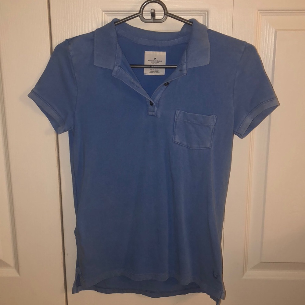 American Eagle Blue Polo